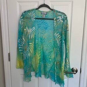 Simply silk kimono style top